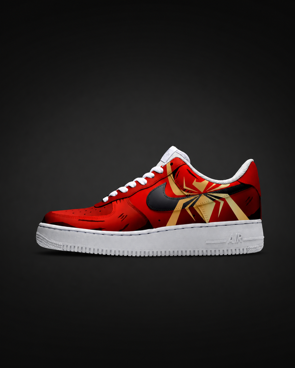 Iron Spider Comic Suit Design Shoes