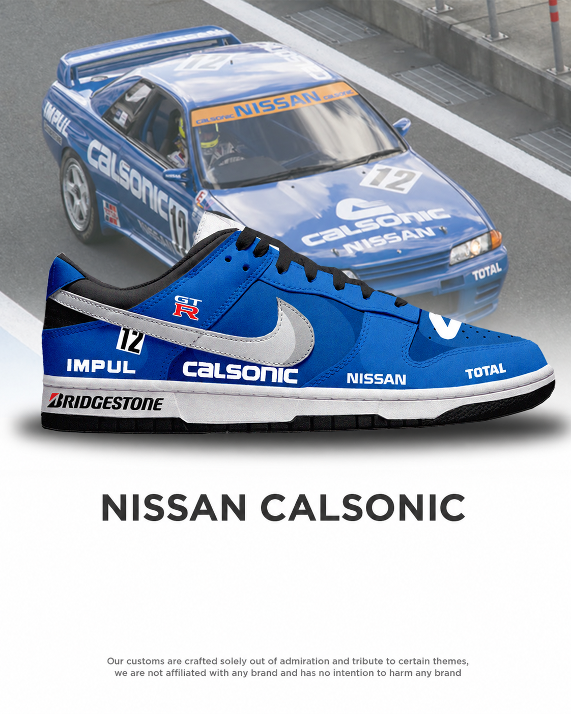 Nissan Calsonic DK shoe design