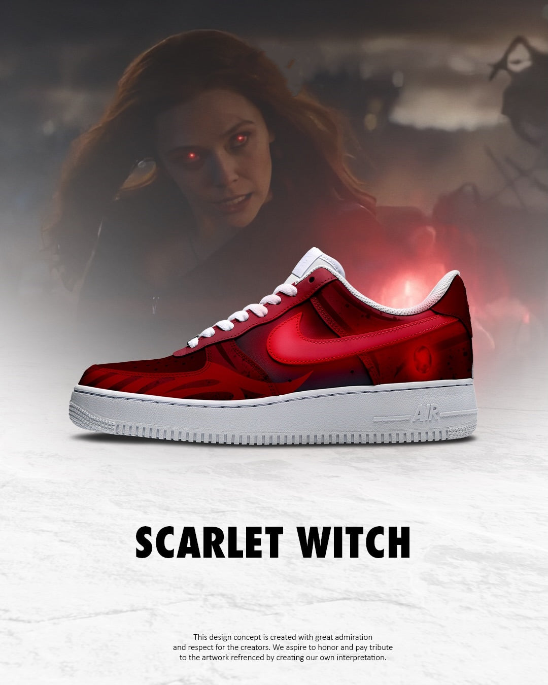 Scarlet Witch shoe design