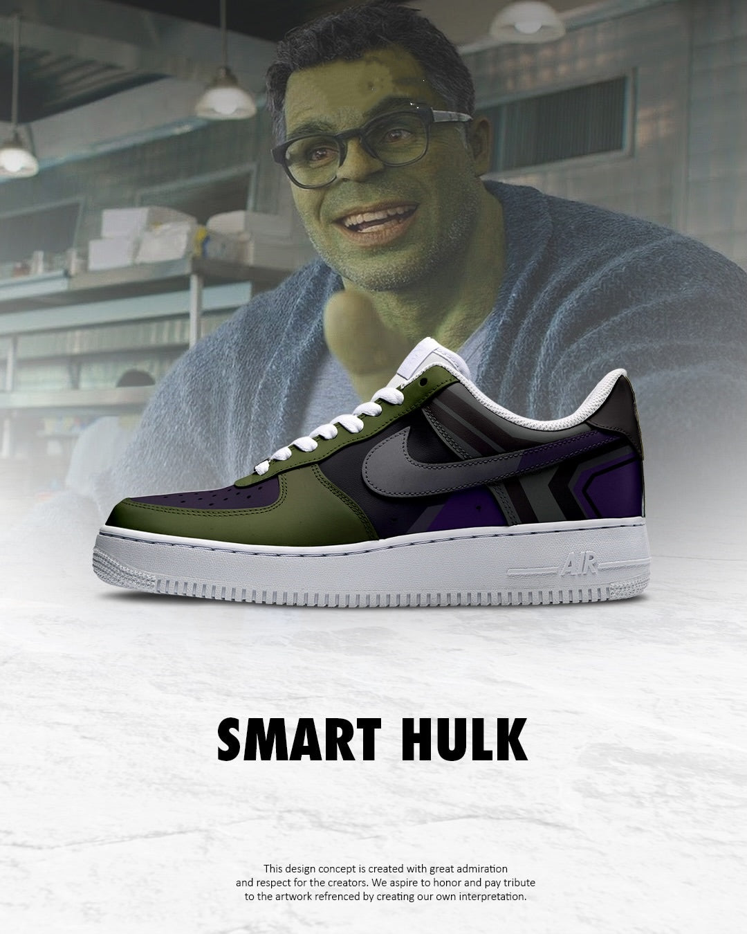 Smart Hulk shoe design
