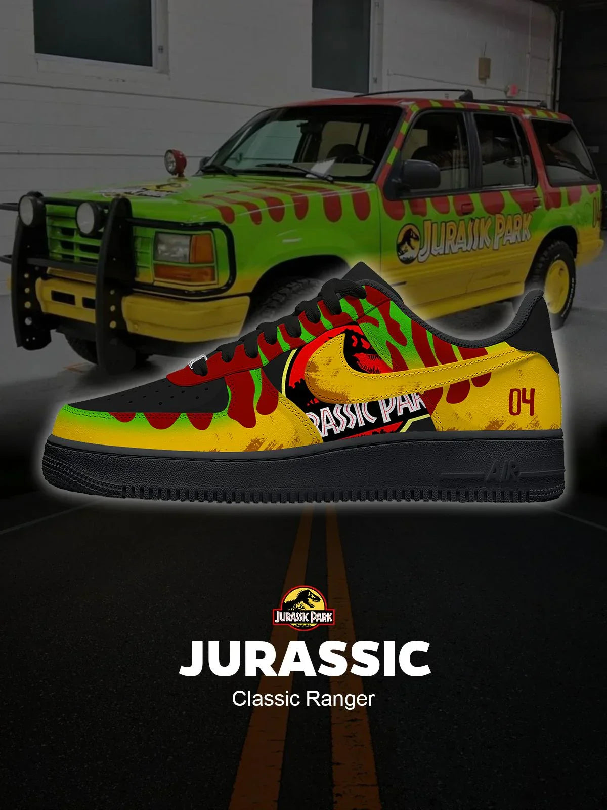 Custom Printed J Park Design Shoes