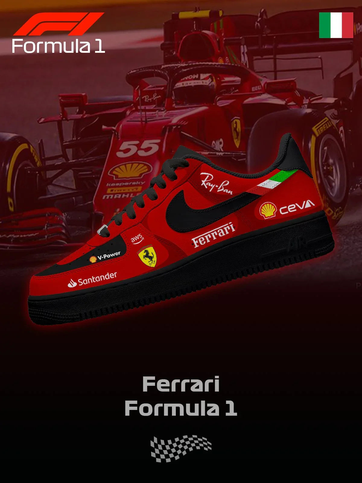 Custom SFR F.1 Design Shoes