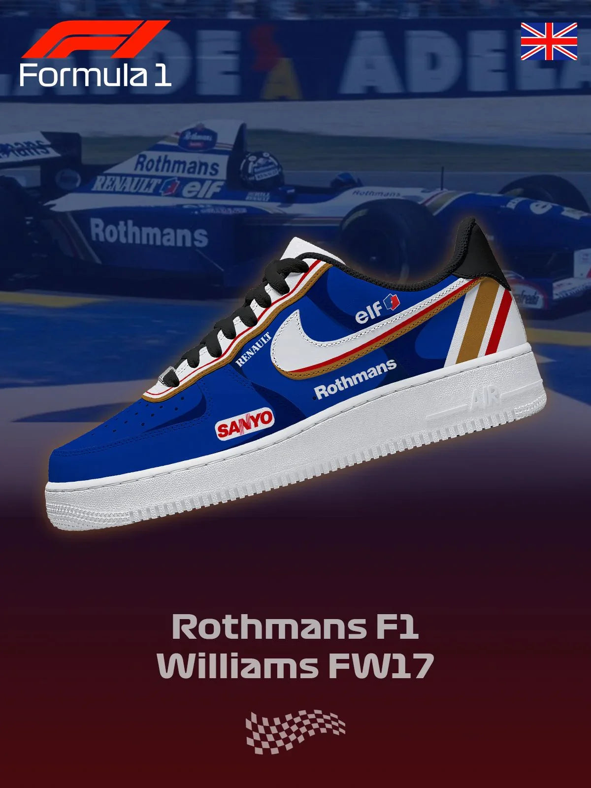 Custom Williams FW17 Design Shoes