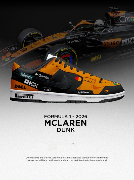 Mclaren 2026 F1 Design Shoes