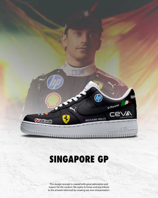 GP Singapor Ferrari F1 Design Shoes