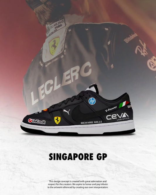 GP Singapor Ferrari Design Shoes