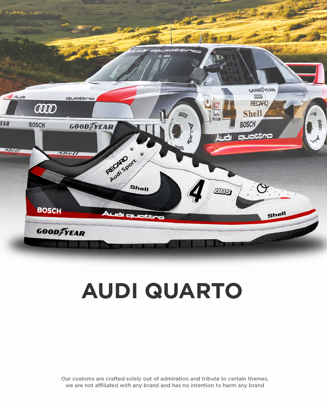 Audi Quarto DK shoe design