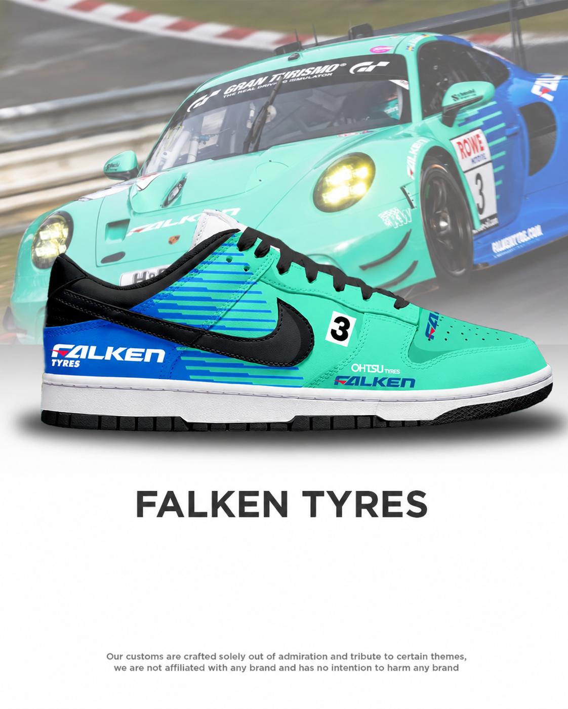 Falken Tyres DK shoe design