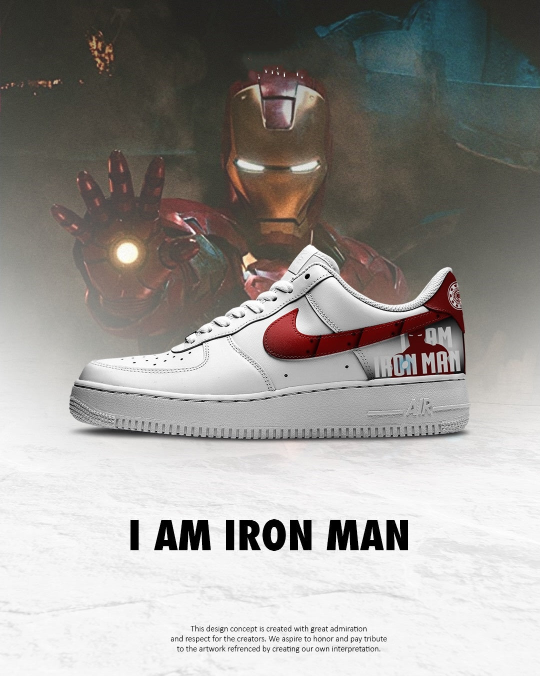I Am Iron Man shoe design