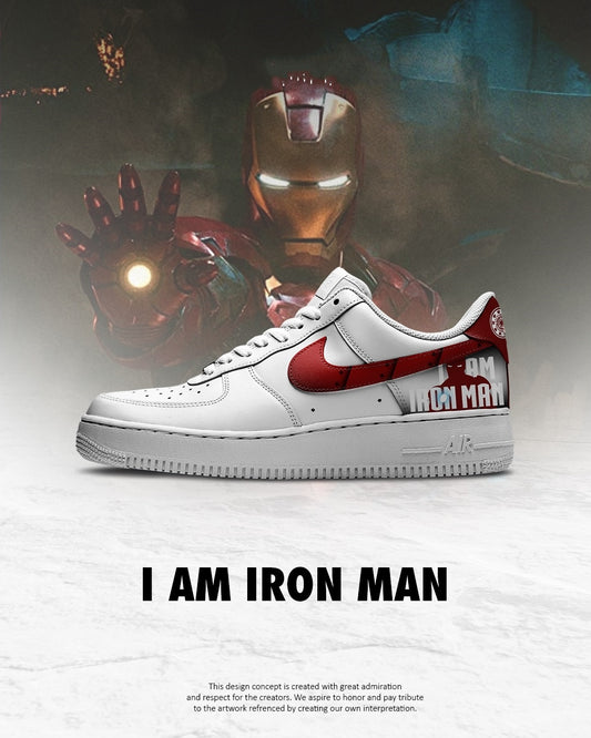 I Am Iron Man shoe design