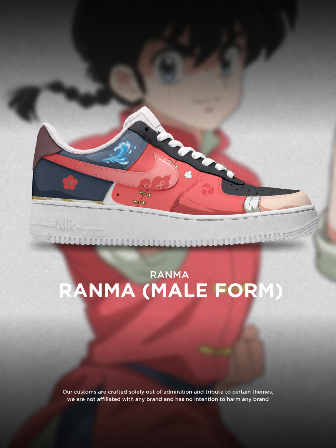 Ranma ½ Male Form shoe design