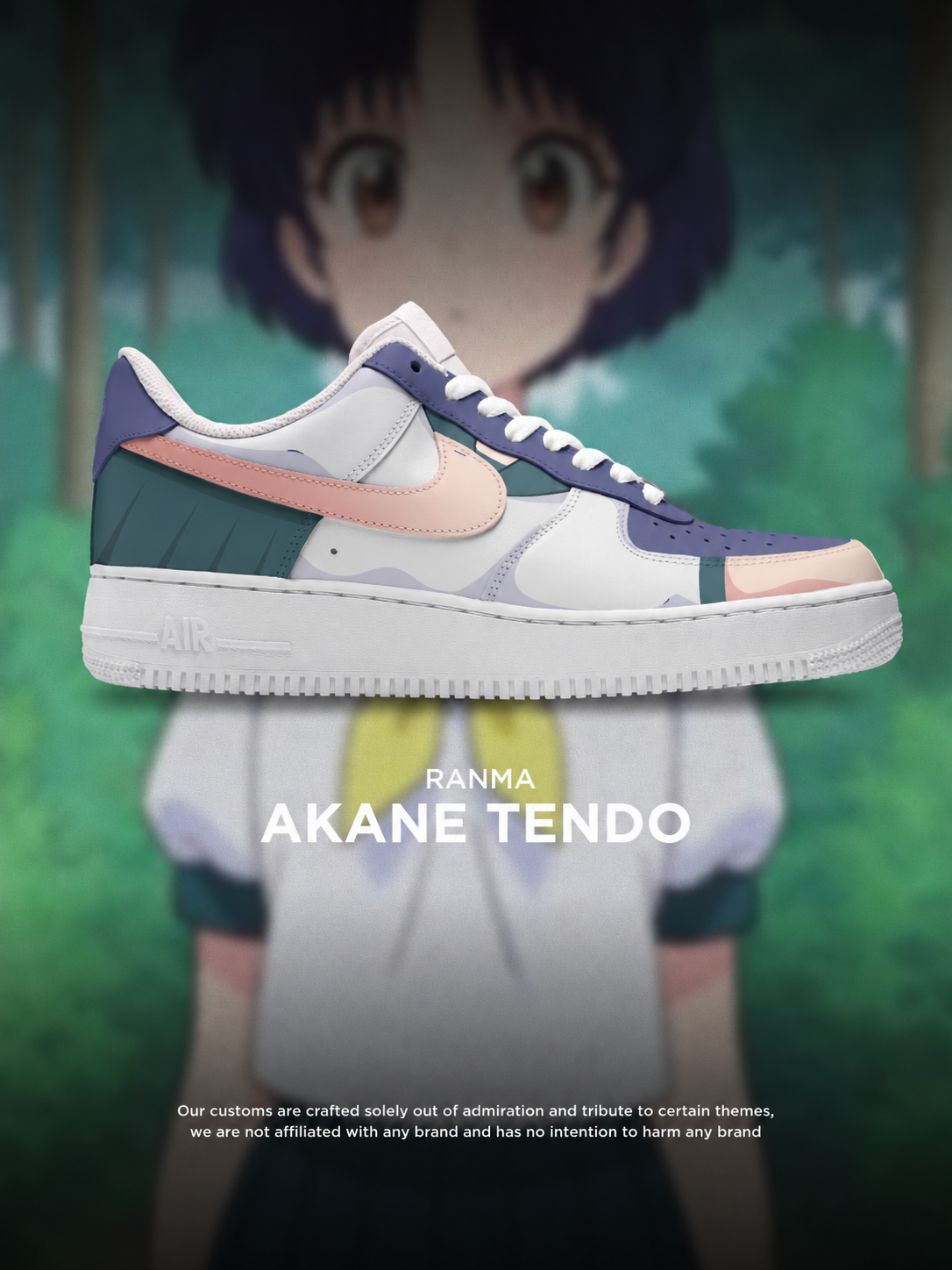 Ranma ½ Akane Tendo shoe design