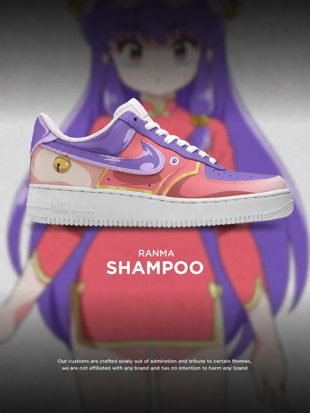 Ranma ½ Shampoo shoe design