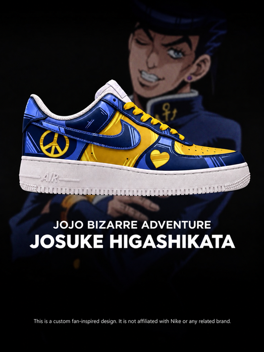JoJo's Bizarre Adventure Josuke Higashikata Striped Edition shoe design