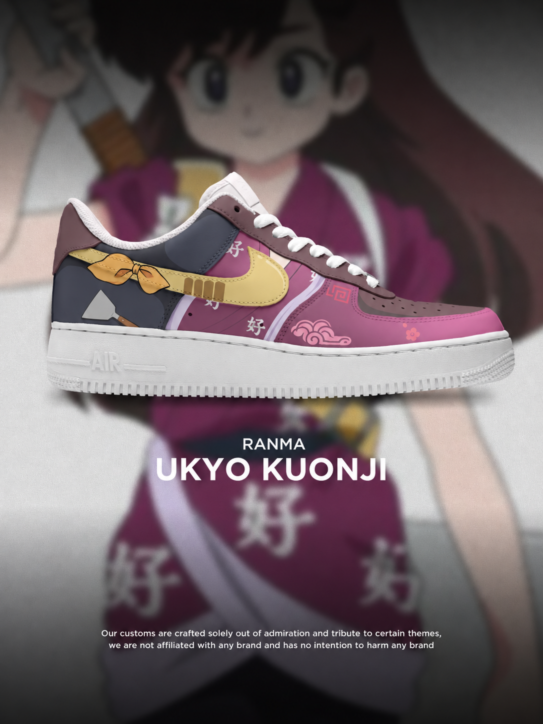 Ranma ½ Ukyo Kuonji shoe design