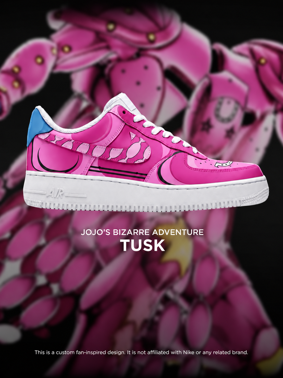 JoJo's Bizarre Adventure Tusk shoe design